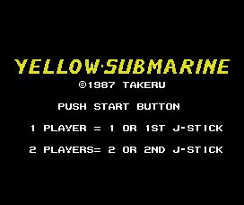 Yellow Submarine screenshot 3 for MSX